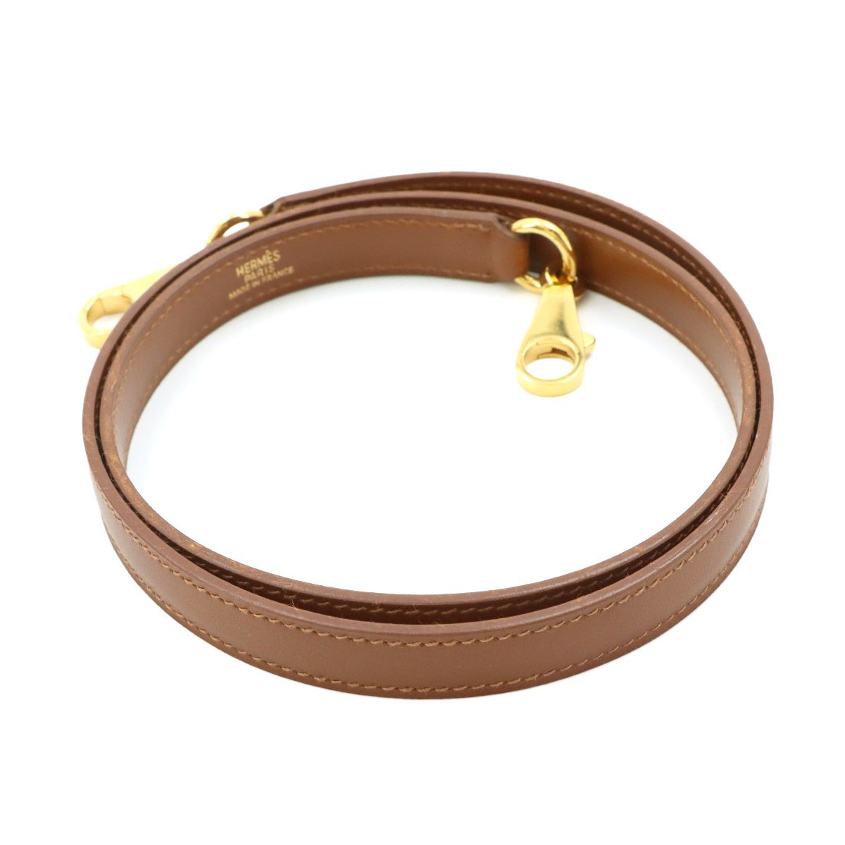 Hermes Kelly Bolide Shoulder Strap Box Calf Brown — view 3