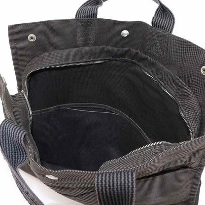 Hermes Her Line MM Tote Canvas Gray Silver Herline MM — view 8