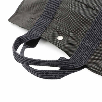 Hermes Her Line MM Tote Canvas Gray Silver Herline MM — view 5