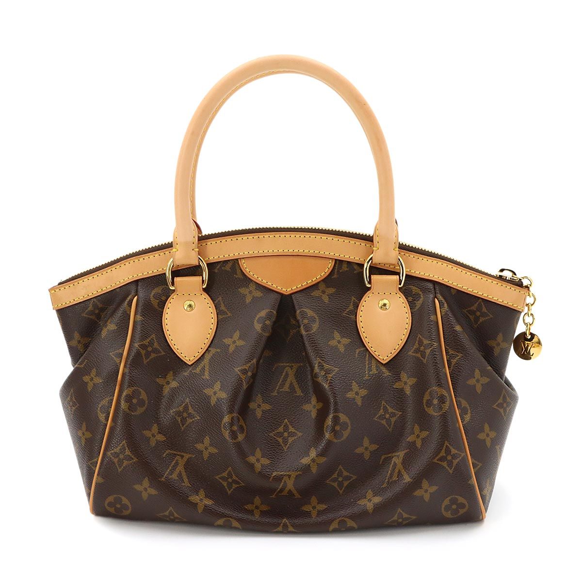 Louis Vuitton Monogram Tivoli PM Hand Bag Brown Gold — view 3