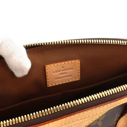 Louis Vuitton Monogram Tivoli PM Hand Bag Brown Gold — view 8