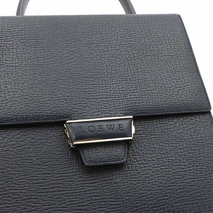 Loewe 2-Way Leather Blue Silver Vintage Shoulder Bag — view 8