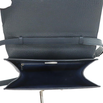 Loewe 2-Way Leather Blue Silver Vintage Shoulder Bag — view 6