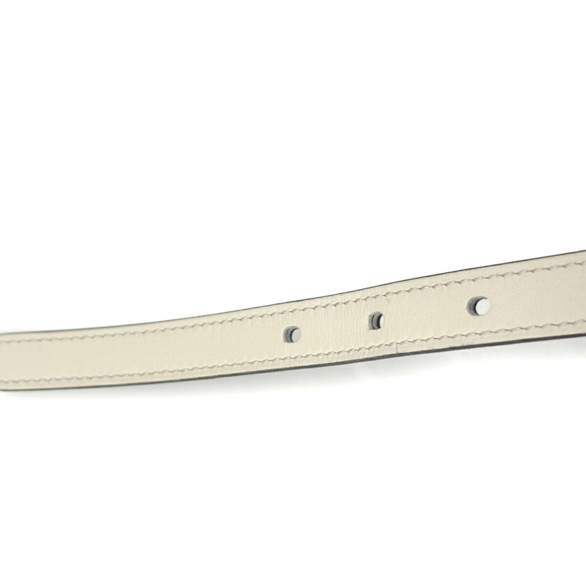Hermes Lucky 15 Belt Reversible Epsom Etoupe Nata Gold — view 7