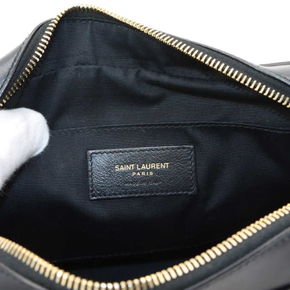 Saint Laurent Camera Bag Leather Black Gold — view 7