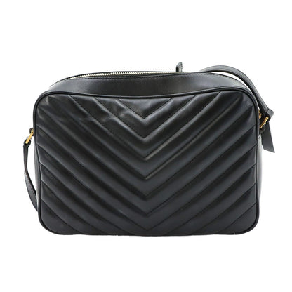 Saint Laurent Camera Bag Leather Black Gold — view 2