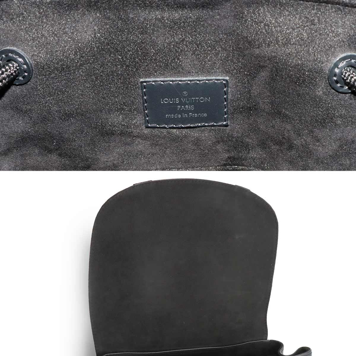 Louis Vuitton Epi Christopher PM Backpack Leather Noir — view 7