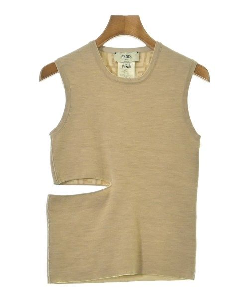 Fendi Vest Sleeveless Beige