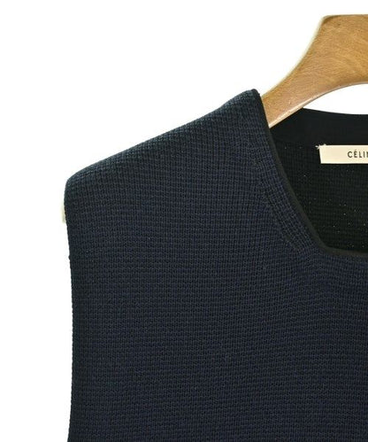 Celine Vest Sleeveless Navy — view 4
