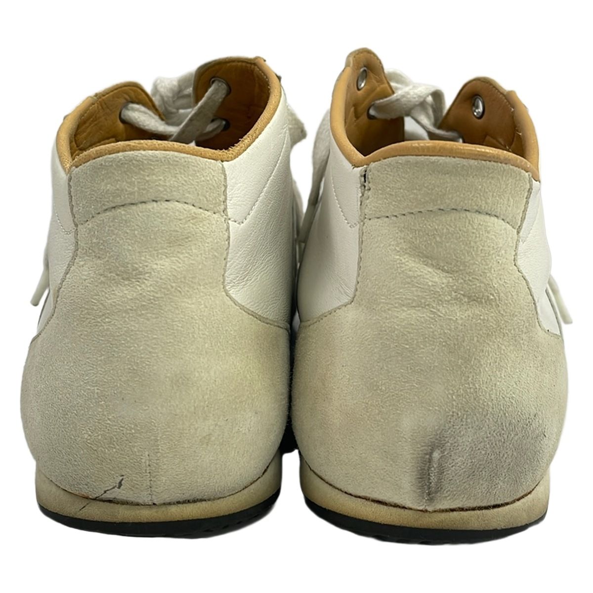 Hermes Sneakers 40.5 Quick White Light Gray Leather — view 3