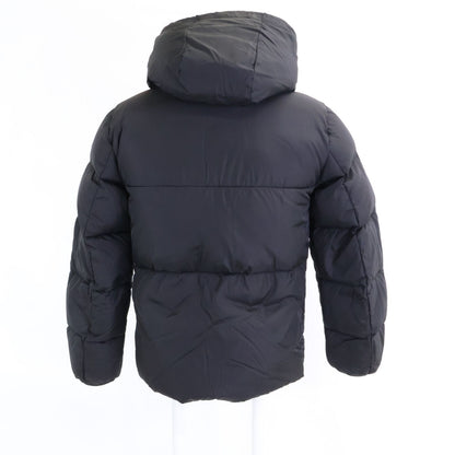 Moncler Montcla Inside Logo Embroidered Grosgrain Tape Hoodie Down — view 3