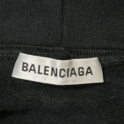 Balenciaga Black Wfp Logo Hoodie Sweatshirt — view 3