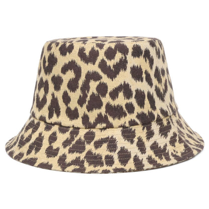Dior Leopard Print White Oblique Reversible Hat 57