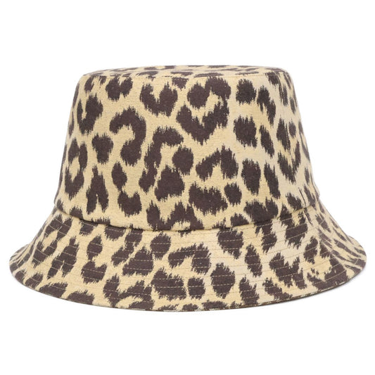 Dior Leopard Print White Oblique Reversible Hat 57
