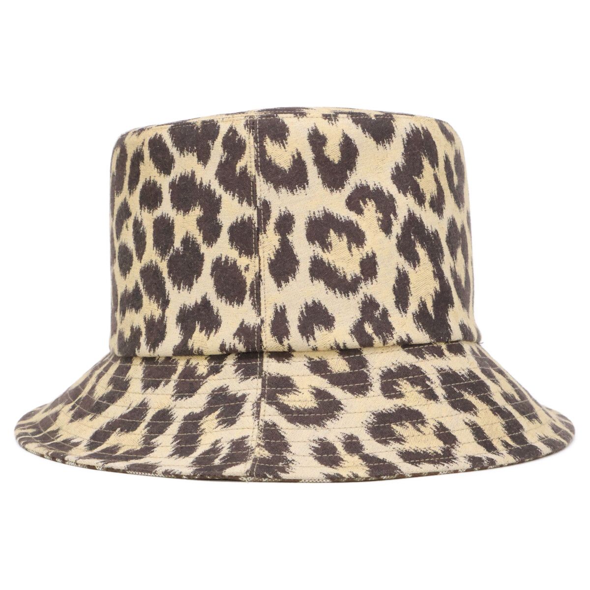 Dior Leopard Print White Oblique Reversible Hat 57 — view 5