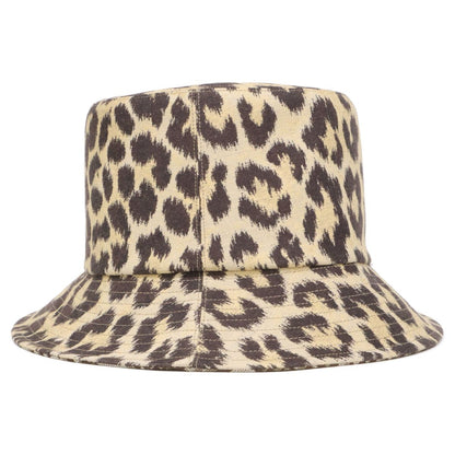 Dior Leopard Print White Oblique Reversible Hat 57 — view 5