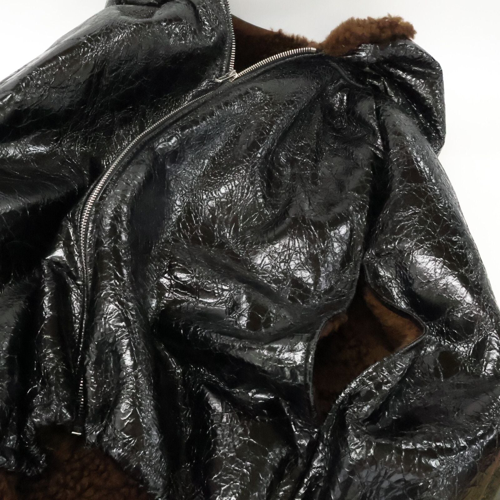 Miu Sheepskin Hoodie Cape 38 — view 8