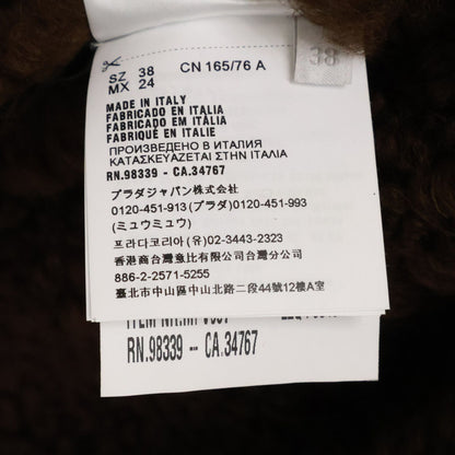 Miu Sheepskin Hoodie Cape 38 — view 6