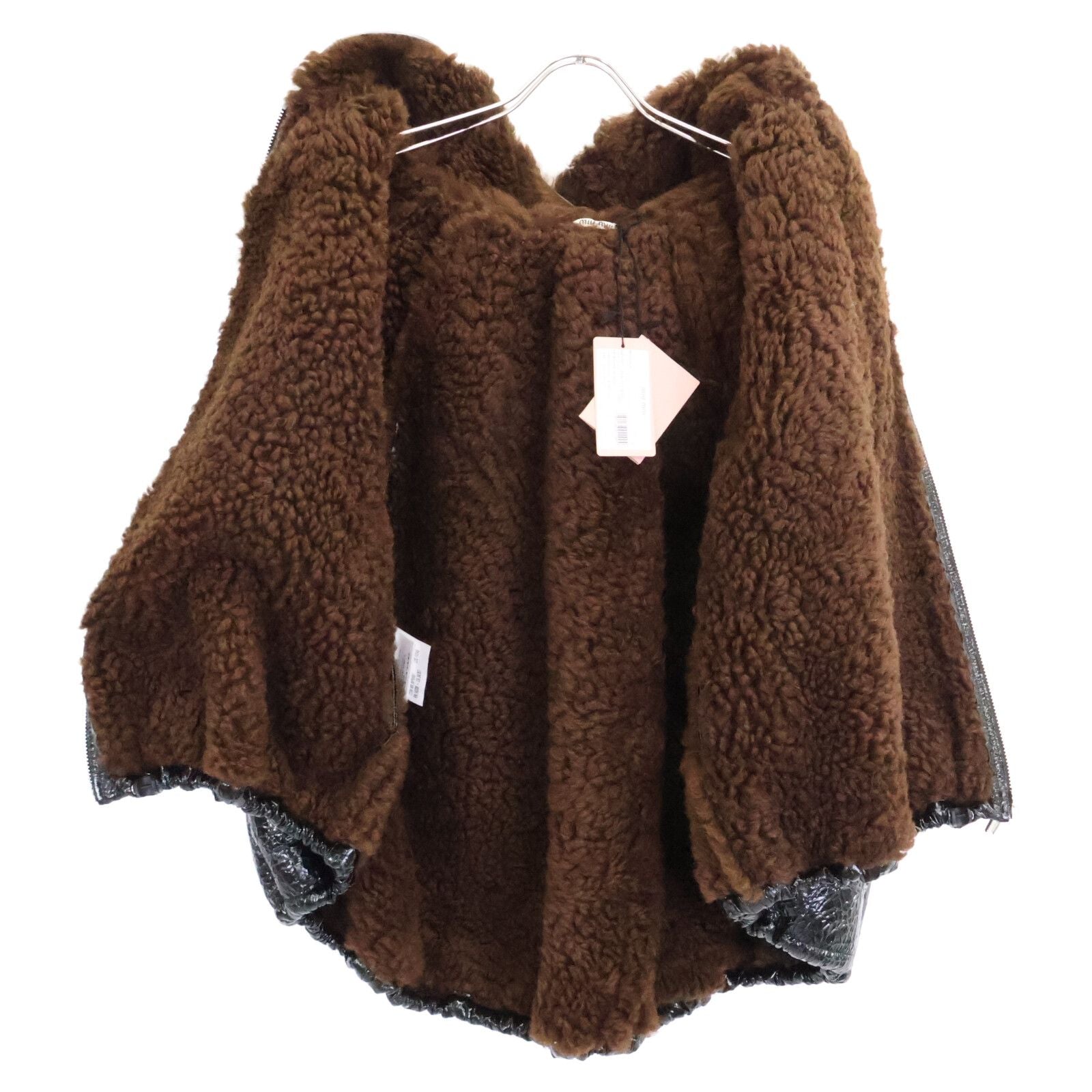 Miu Sheepskin Hoodie Cape 38 — view 4