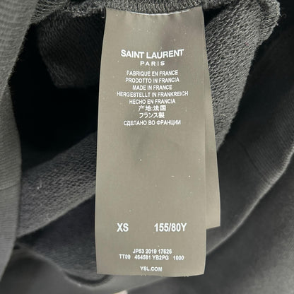 Saint Laurent Paris Black Pullover Hoodie XS — view 4