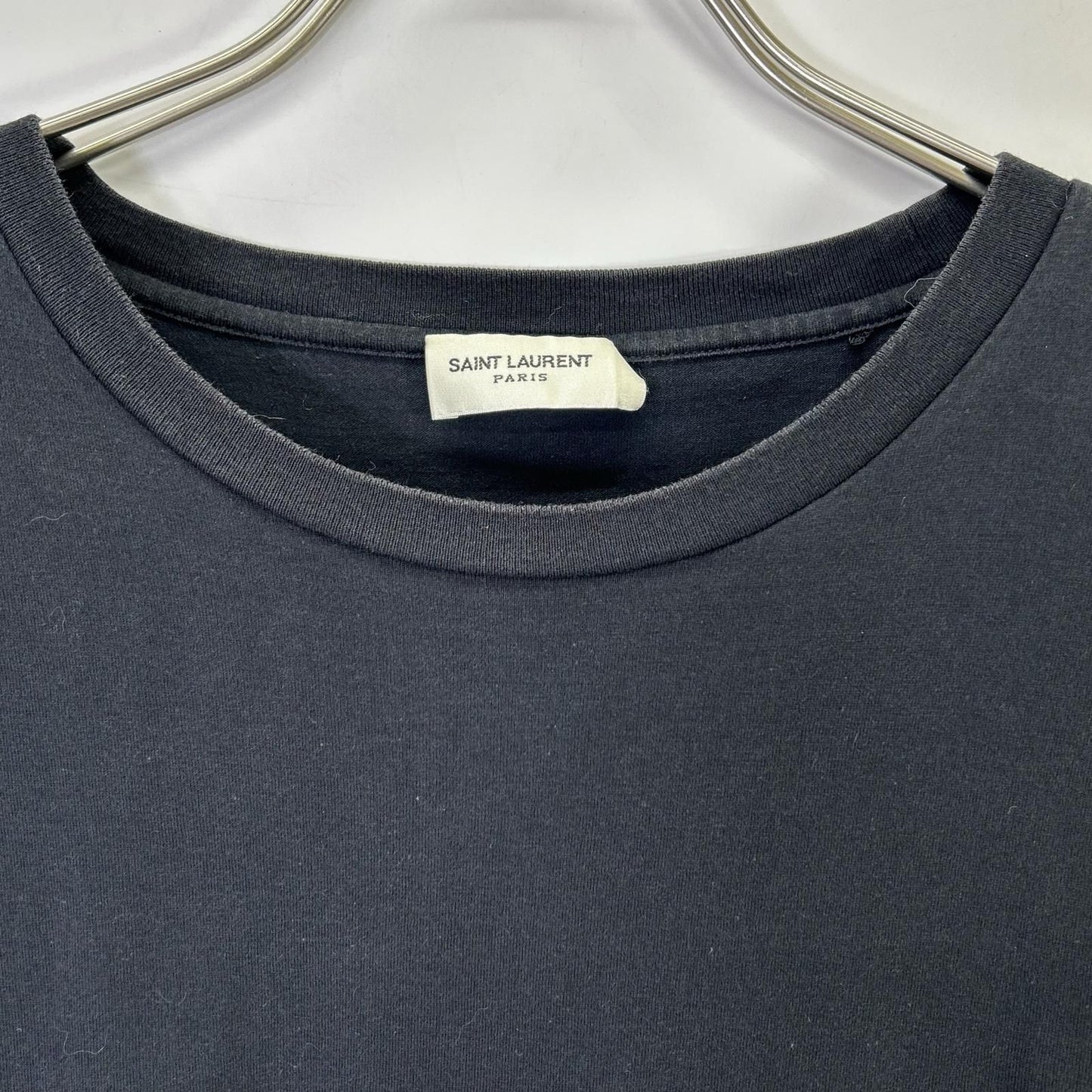 Saint Laurent Paris Black Logo T-Shirt — view 5