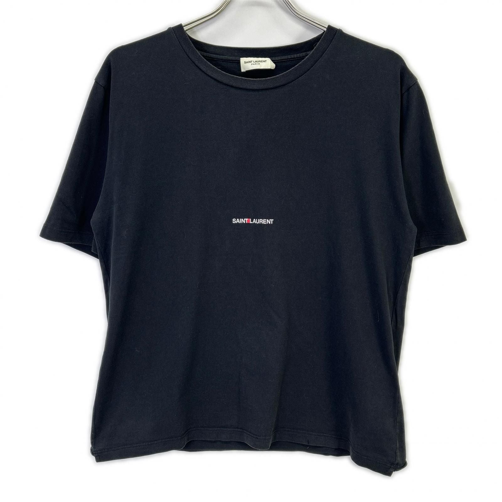 Saint Laurent Paris Black Logo T-Shirt