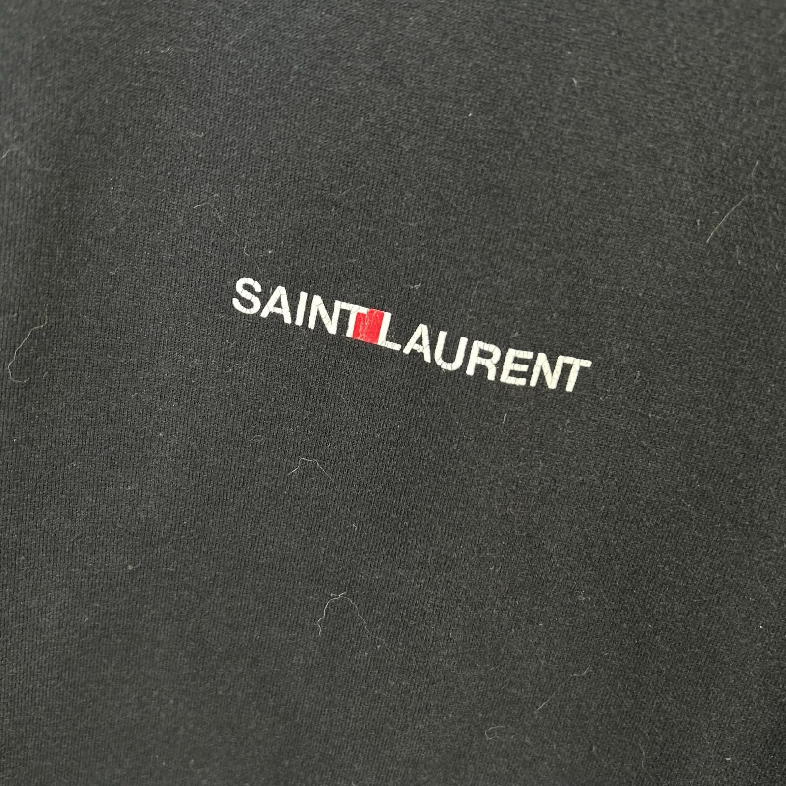 Saint Laurent Paris Black Logo T-Shirt — view 6
