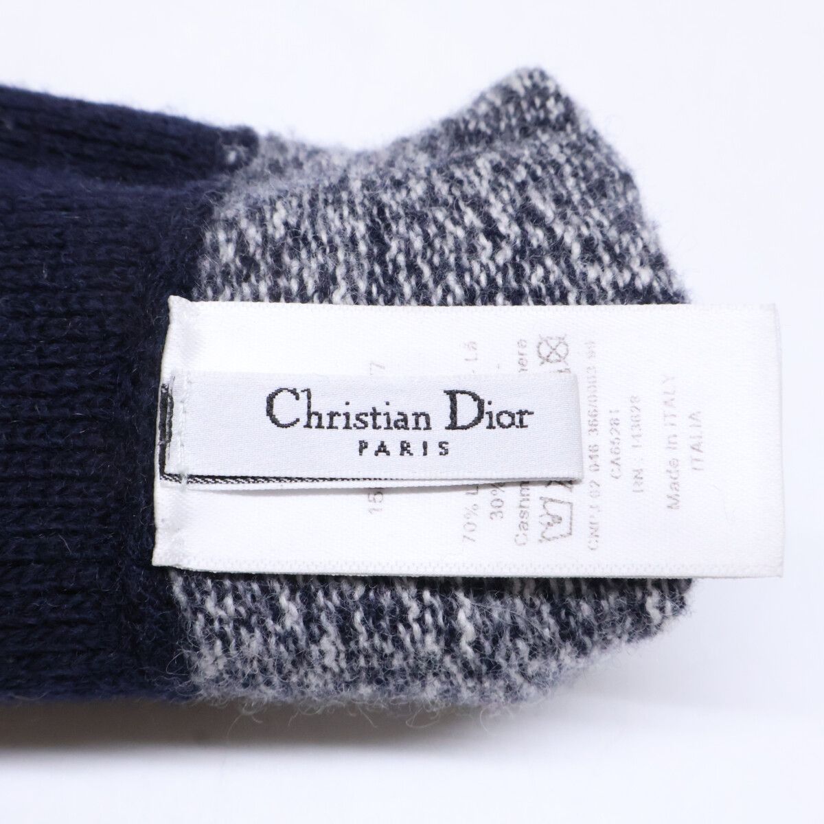Dior Cashmere Blend Wool Gloves — view 7