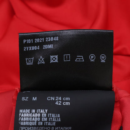 Prada Hooded Re-Nylon Triangle Logo Dot Gray Coat — view 6