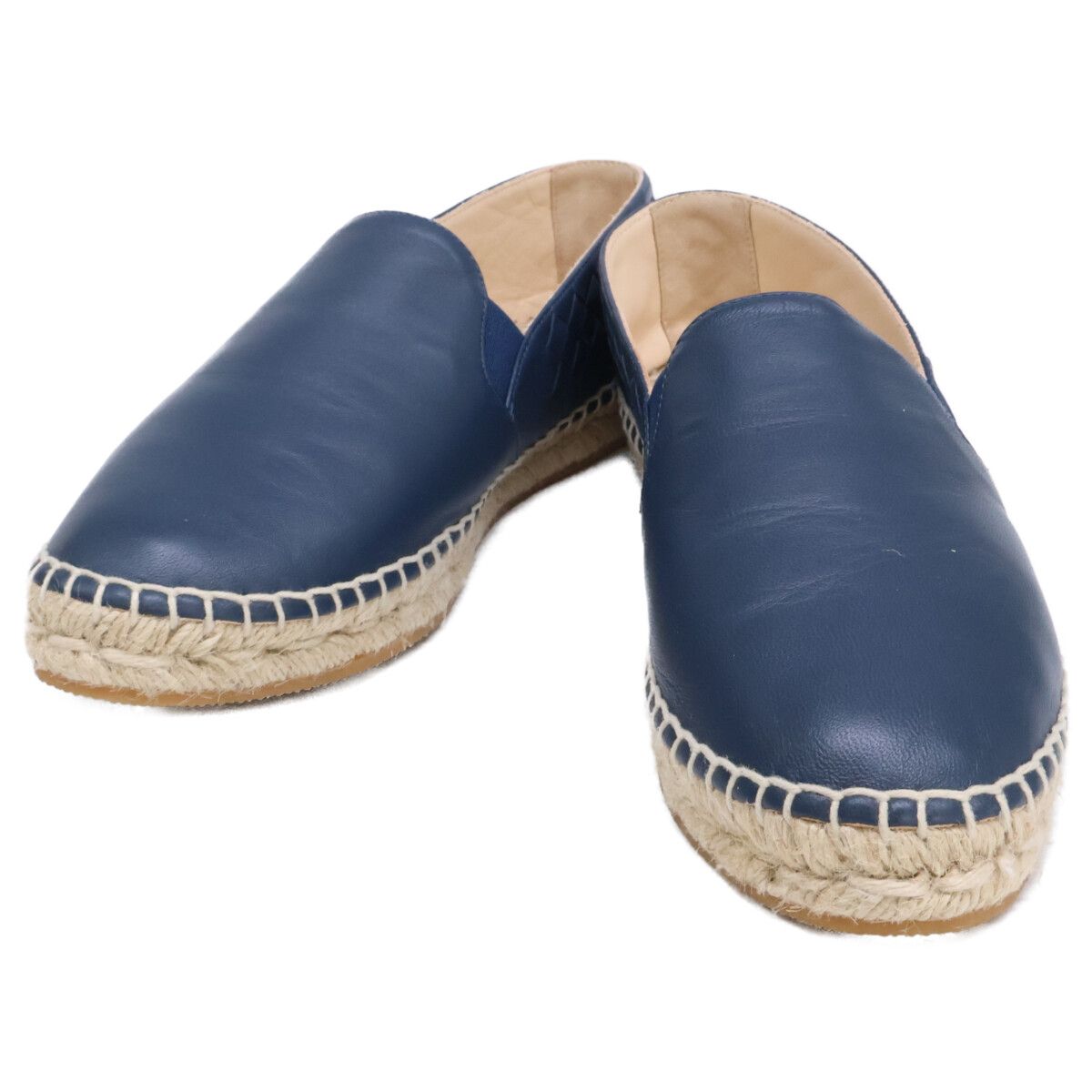 Bottega Veneta Leather Intrecciato Slip Ons 36 Slipper