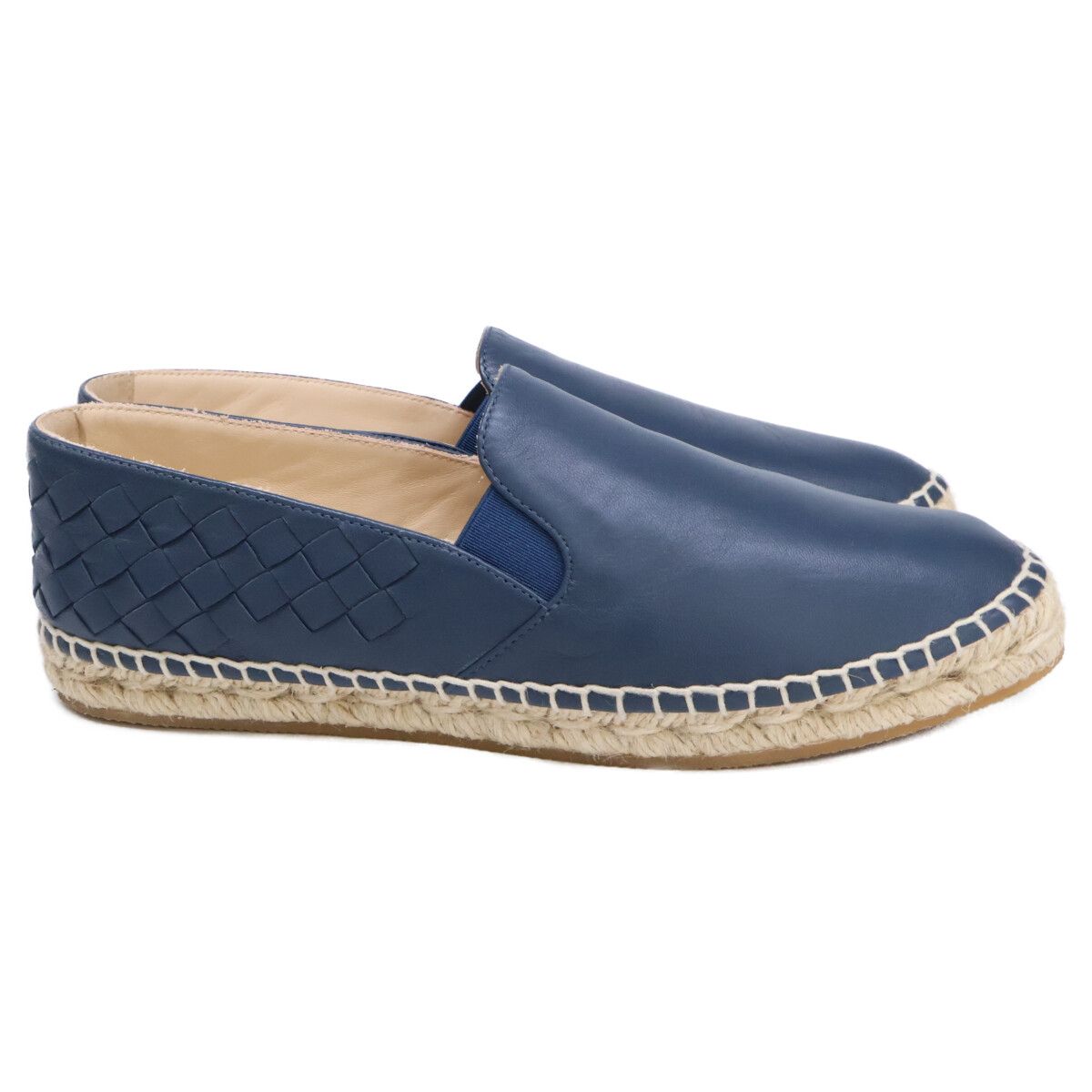 Bottega Veneta Leather Intrecciato Slip Ons 36 Slipper — view 4