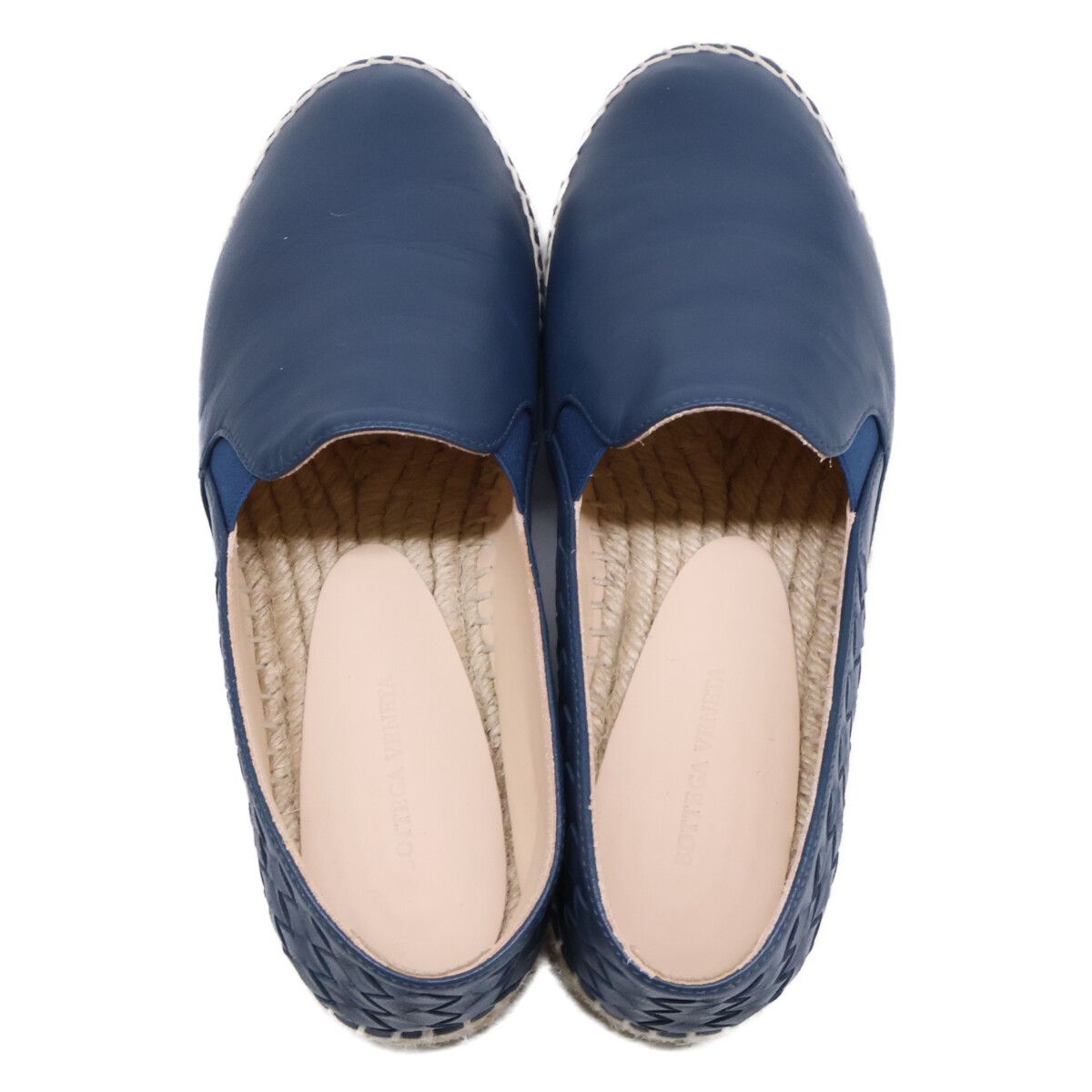 Bottega Veneta Leather Intrecciato Slip Ons 36 Slipper — view 5