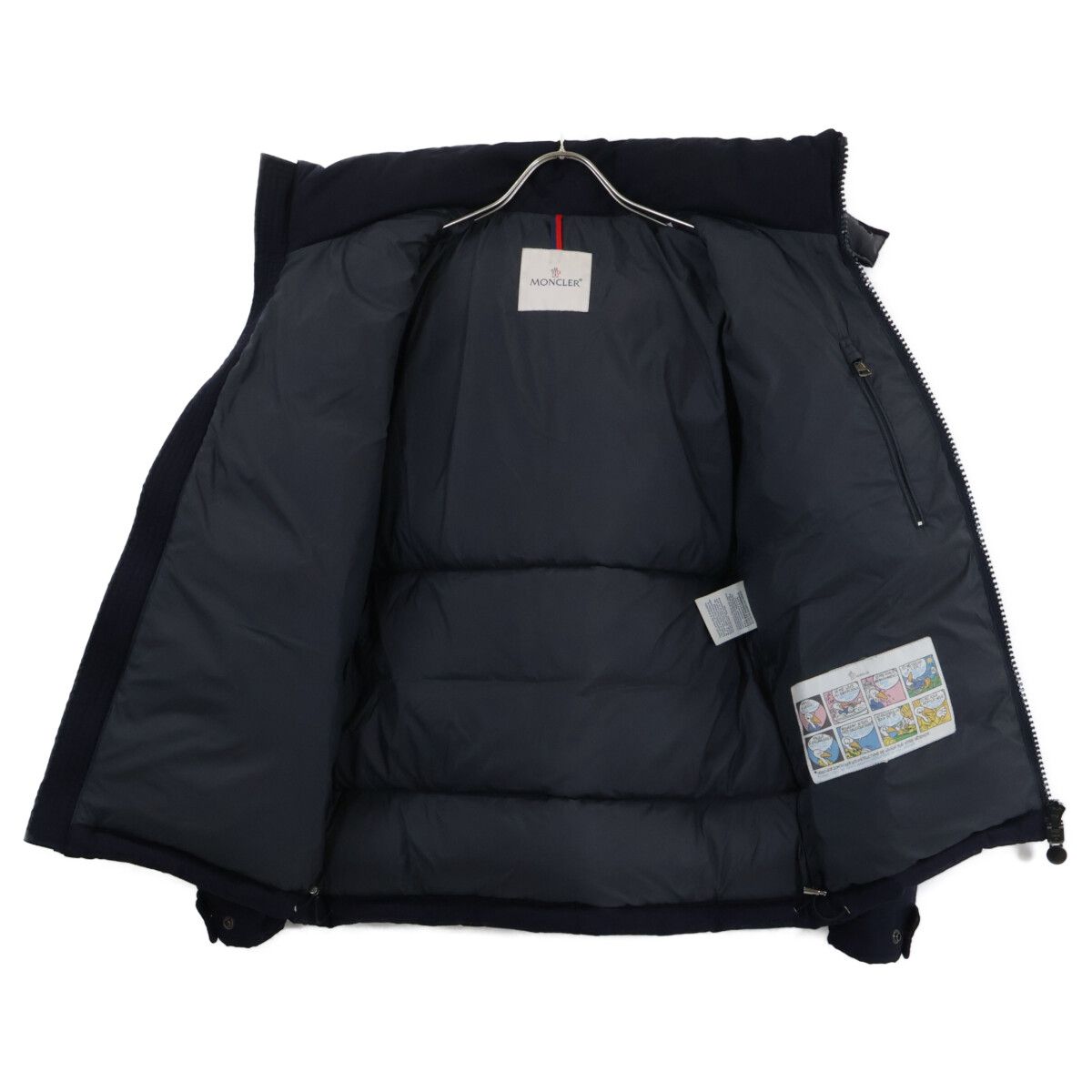 Moncler Montgenevre Wool Down Jacket with Hood — view 4