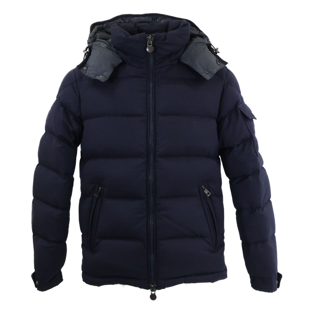 Moncler Montgenevre Wool Down Jacket with Hood