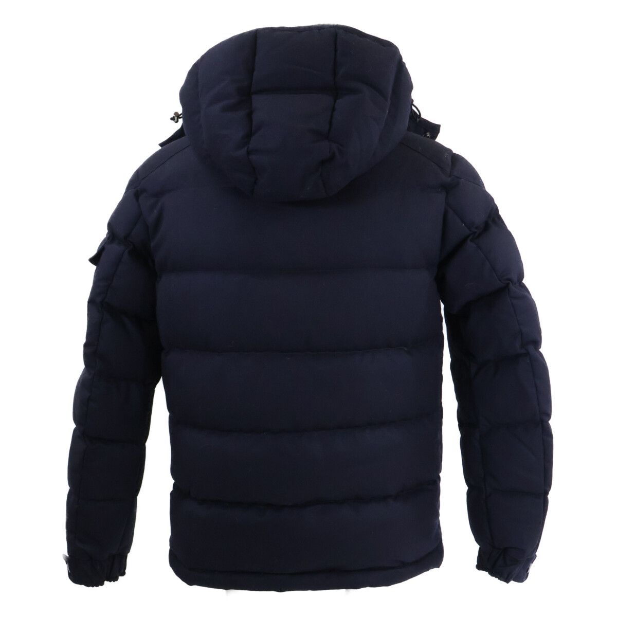 Moncler Montgenevre Wool Down Jacket with Hood — view 3