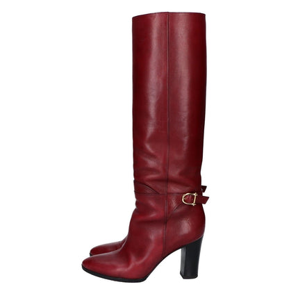 Celine Leather Belt Strap Claude Boots Heels Long — view 2