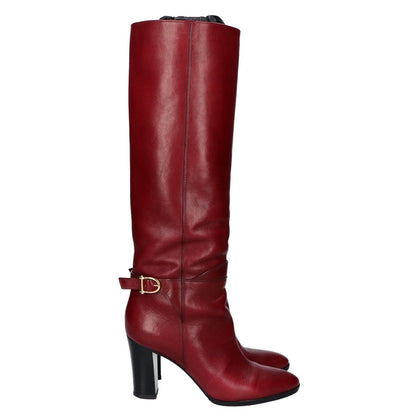 Celine Leather Belt Strap Claude Boots Heels Long — view 4