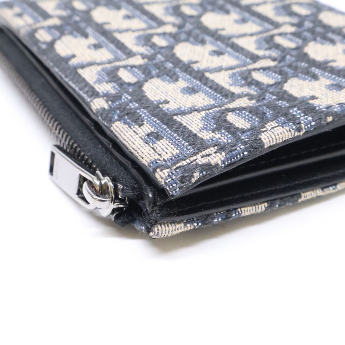 Dior Made Vertical Compact Card Holder Blue — view 9