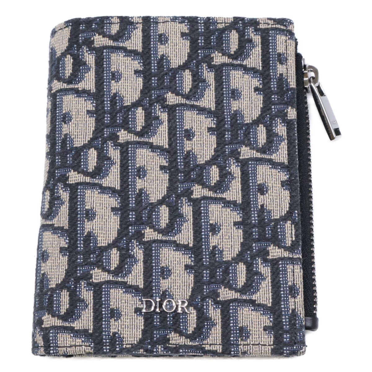 Dior Made Vertical Compact Card Holder Blue