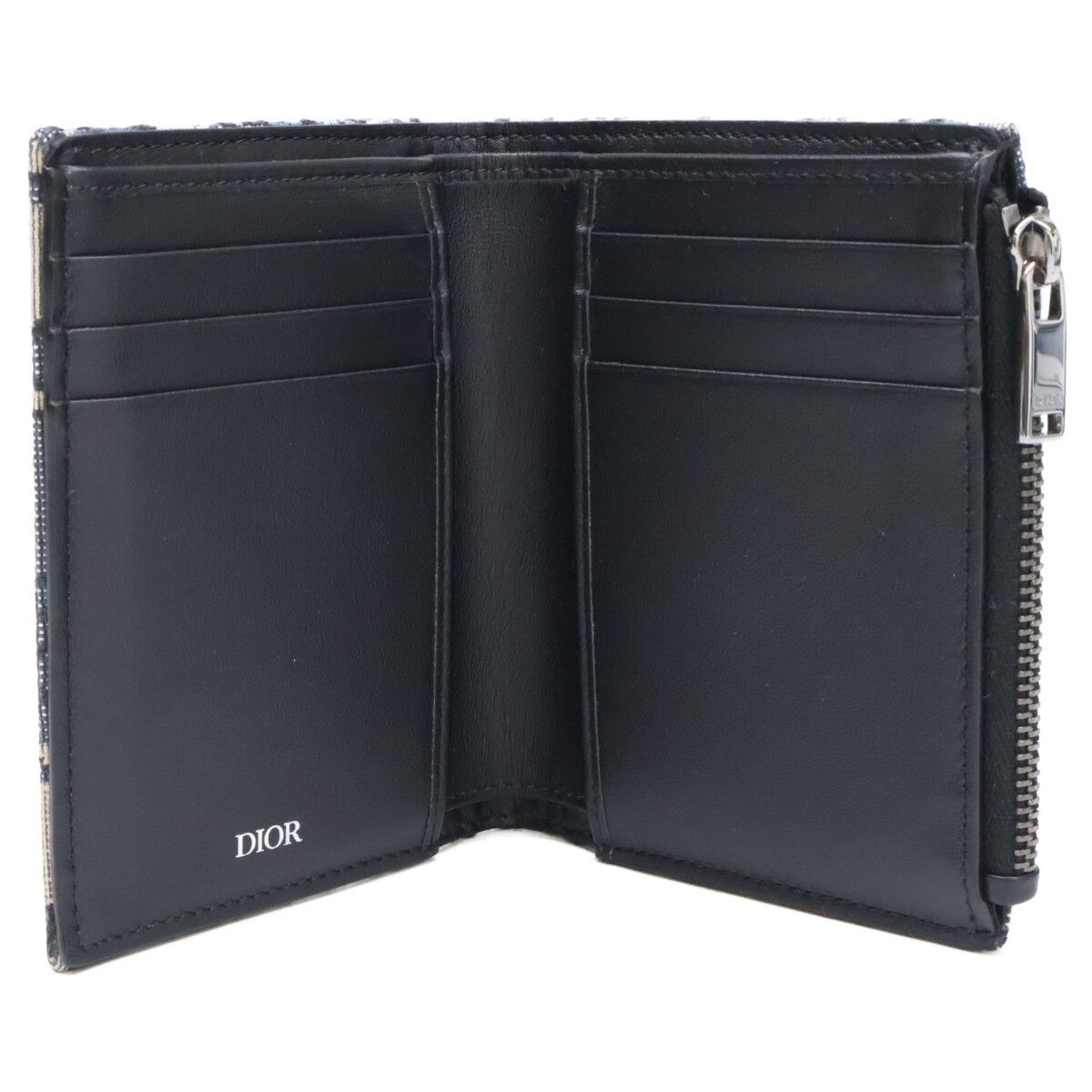 Dior Made Vertical Compact Card Holder Blue — view 7