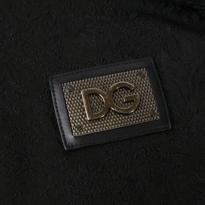 Dolce & Gabbana Jacquared Hooded Sweatshirt Paisley Pullover Hoodie 52 — view 4