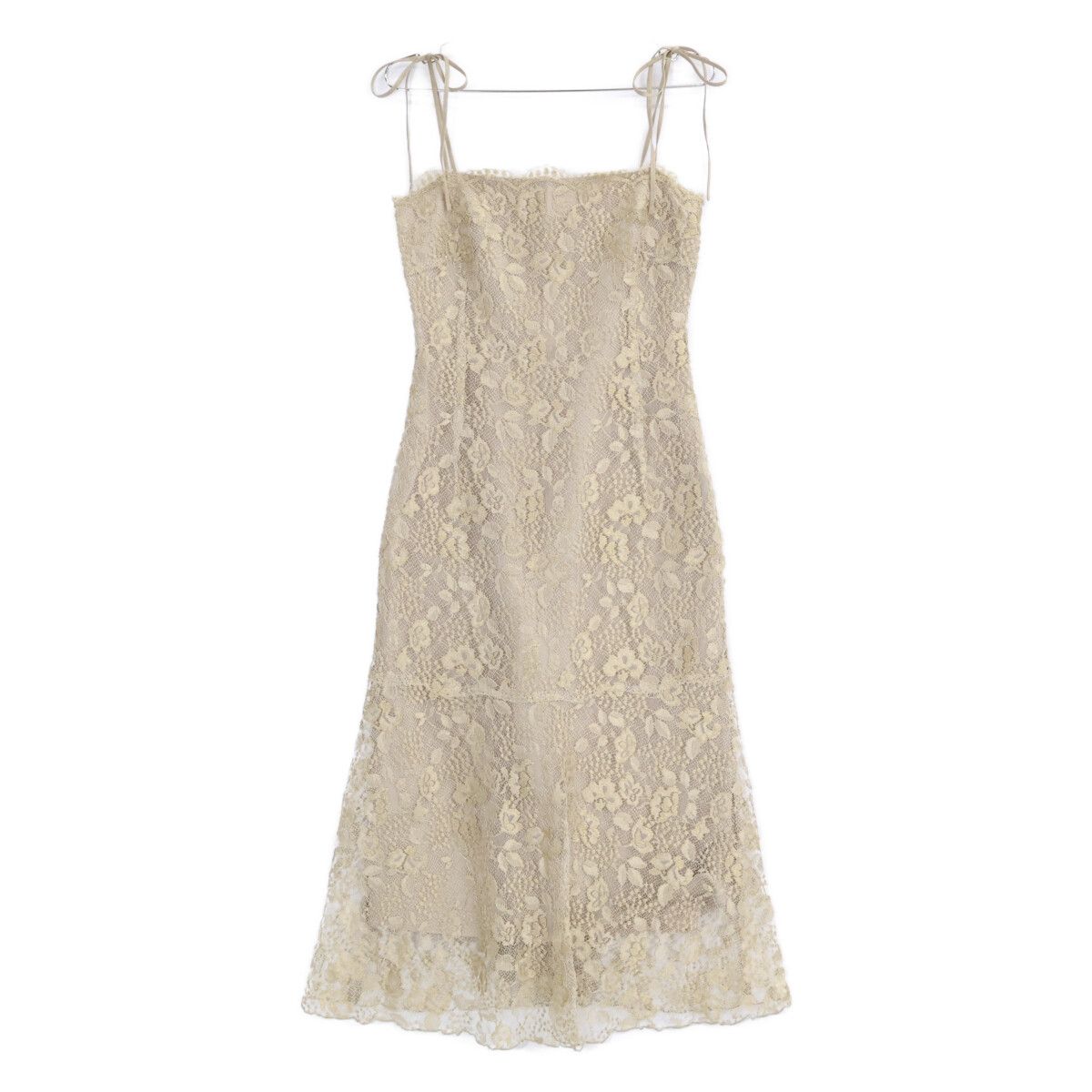 Max Mara Pianoforte Lace Embroidery Dress 38