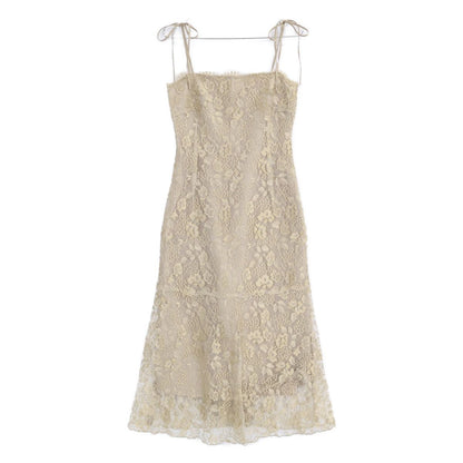 Max Mara Pianoforte Lace Embroidery Dress 38