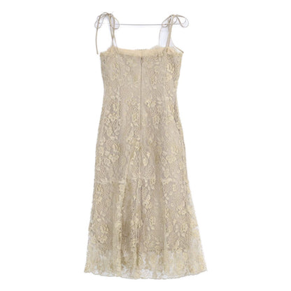 Max Mara Pianoforte Lace Embroidery Dress 38 — view 2