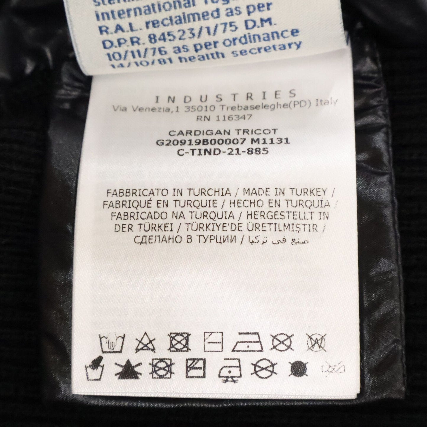 Moncler Cardigan Tricot Knit Replacement Down Jacket — view 6