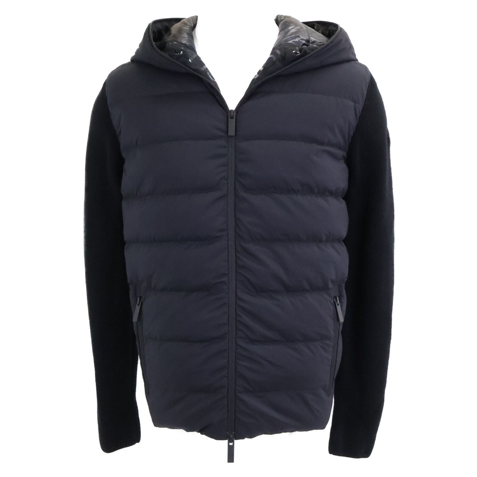 Moncler Cardigan Tricot Knit Replacement Down Jacket