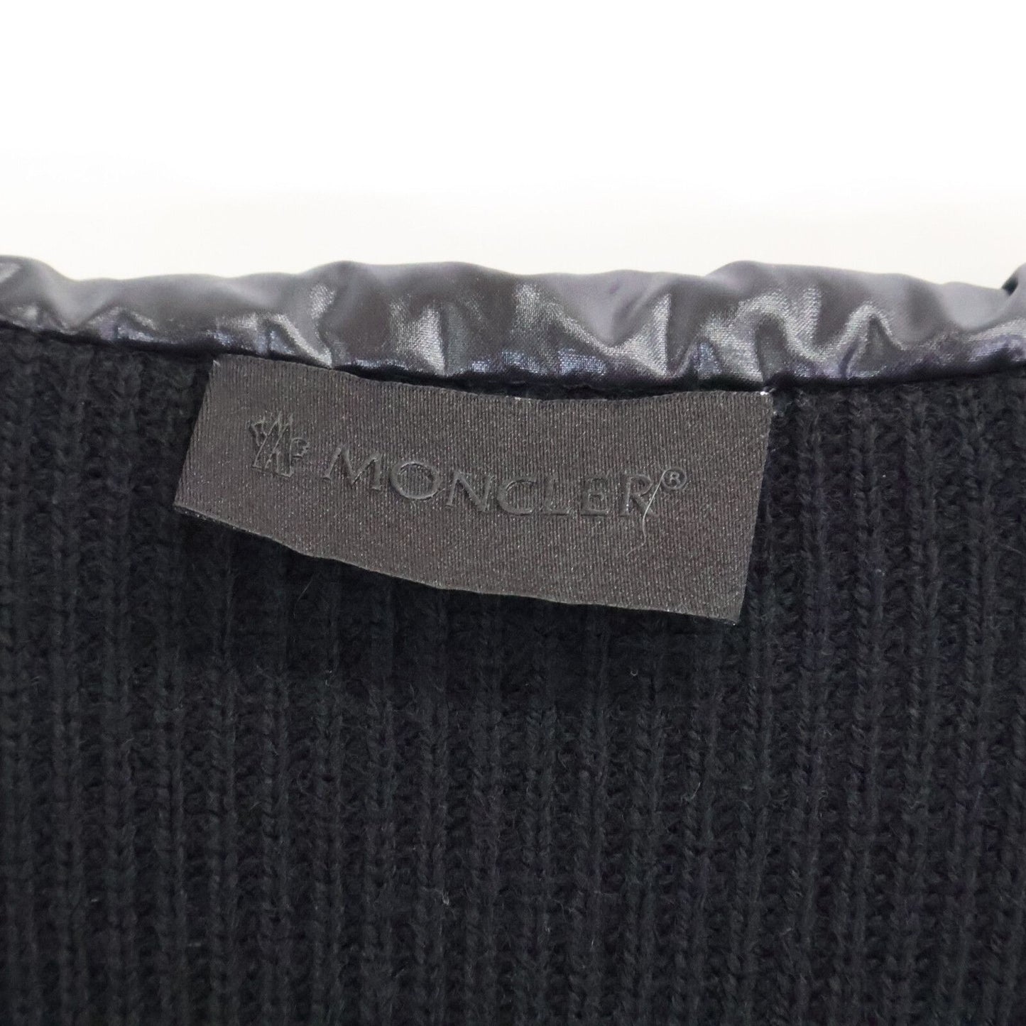 Moncler Cardigan Tricot Knit Replacement Down Jacket — view 5