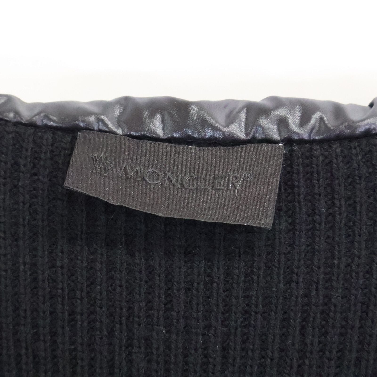 Moncler Cardigan Tricot Knit Replacement Down Jacket — view 5