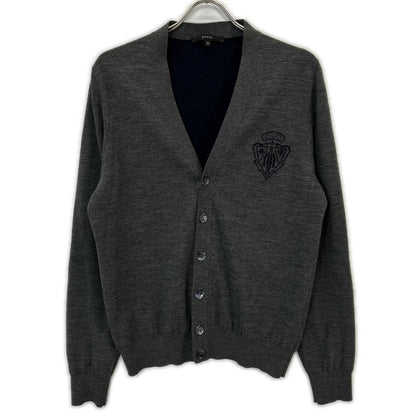 Gucci Chest Logo Wool Knit Cardigan