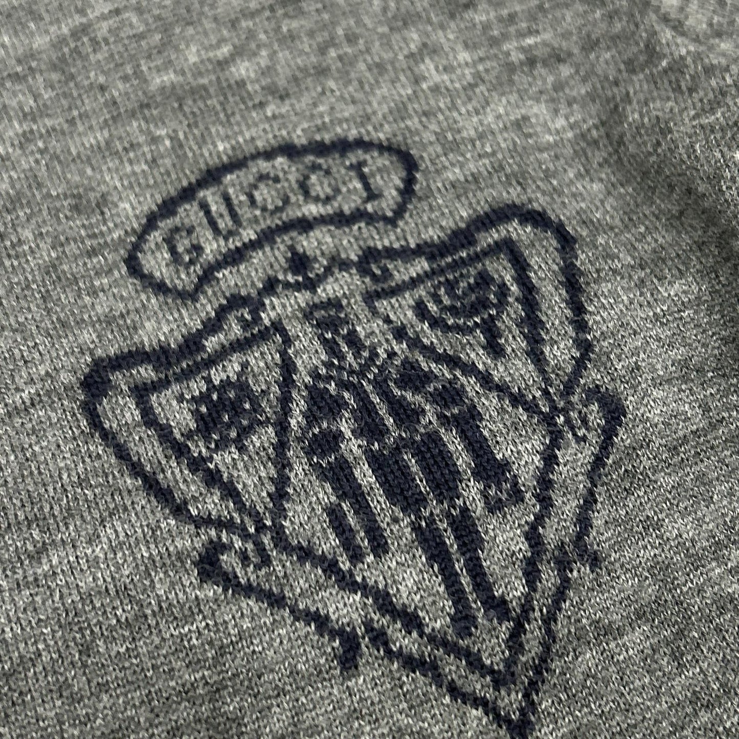 Gucci Chest Logo Wool Knit Cardigan — view 8